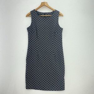 MARIO SERRANI ITALY NWT Black and White Sleeveless Pencil Dress